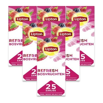 Lipton - Feel Good Selection Black Tea Forest Fruits - 6x 25 Tea bags