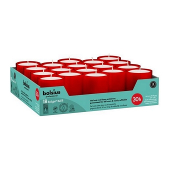 Bolsius - Relight 30 Uur Red - 4x 18x