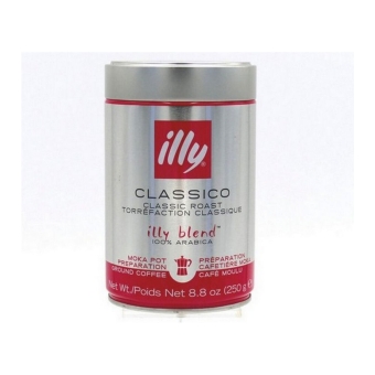 Illy - Classico Moka Intenso Gemalen Can - 6x 250g