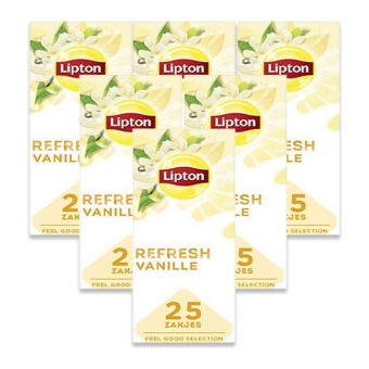 Lipton - Feel Good Selection Black Tea Vanilla - 6x 25 Tea bags