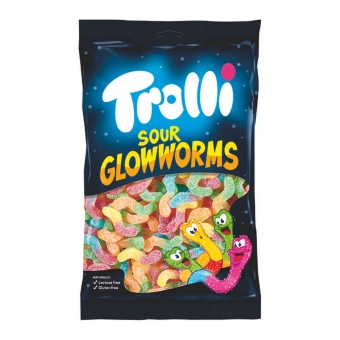 Trolli - Zure Gloeiwormen - 1 kg