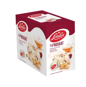 Lonka - Soft Nougat Peanuts & Fruit (individually wrapped) - 214 pcs