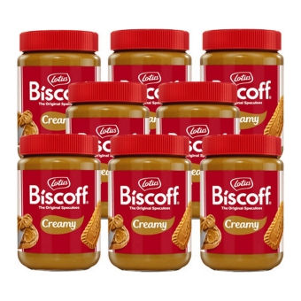 Lotus - Biscoff Speculoos spread Creamy - 8x 400g