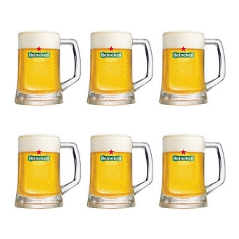 Heineken - Beer Mug 500ml - Set of 6