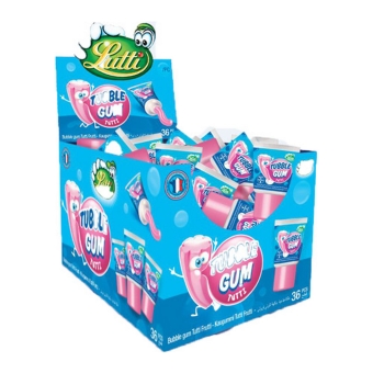 Lutti - Tubble Gum "Tutti Frutti" - 36 pieces