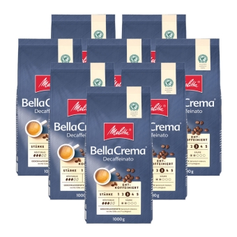 Melitta - BellaCrema Decaffeinato Beans - 8x 1kg