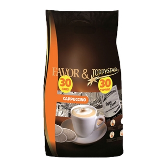 Favor - Cappuccino Megabag - 10x (30 pads + 30 topping) 