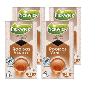 Pickwick - Tea Master Selection Rooibos Vanilla - 4x 25 Tea Bags