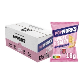 Popworks - Sweet & Salty - 12 Mini bags