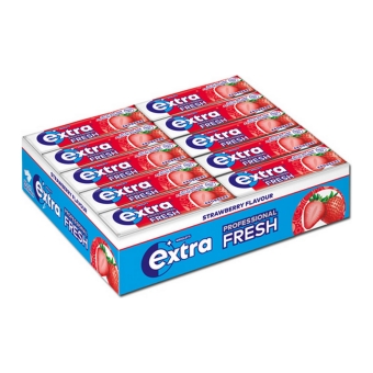 Wrigley's - Extra Professional Fresh Strawberry - 30x 10 pcs