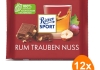 Ritter Sport - Rum Raisins Hazelnuts - 12x 100g