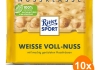 Ritter Sport - White Whole Hazelnuts - 10x 100g