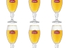 Stella Artois - Chalice Beer glass 250ml - Set of 6