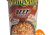 Yum Yum - Instant Noodles Beef - 12 Cups