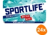 Sportlife - Extramint Chewing Gum Sugarfree - 24x 12 pcs