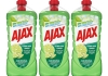Ajax - All-purpose cleaner Lemon - 3x 1,25ltr
