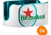 Heineken - Coaster Holder Silver - 3 pcs