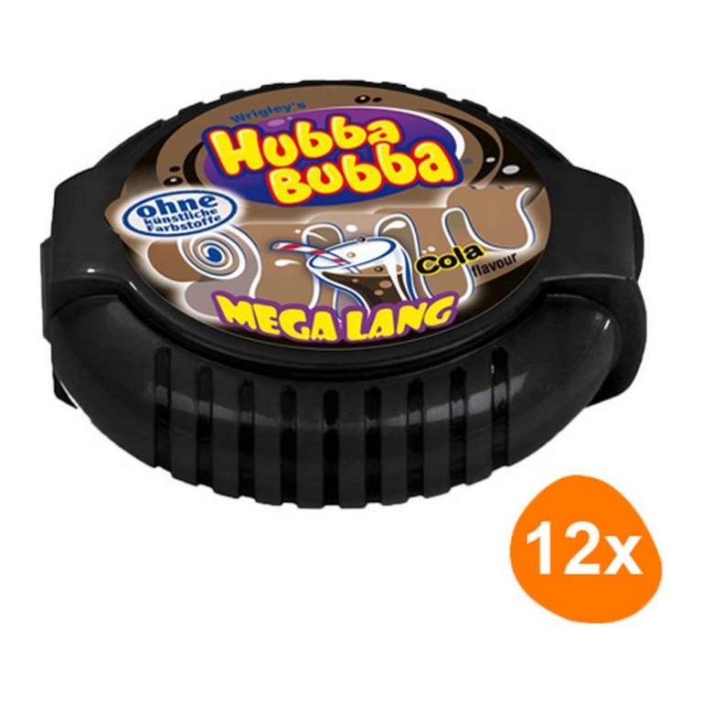 Wrigley's - Hubba Bubba Mega Long Cola - Pack of 12