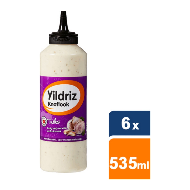 Yildriz - Turkish Garlic Sauce - 6x 535ml