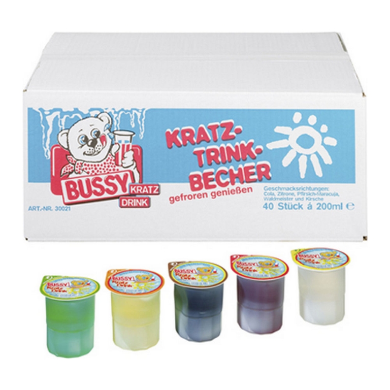 Bussy - Kratz Drink / Scratching Ice Cups Mix - 40x 200ml