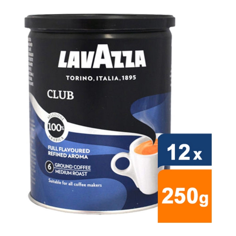 Lavazza - Club Ground Coffee - Tin 12x 250g