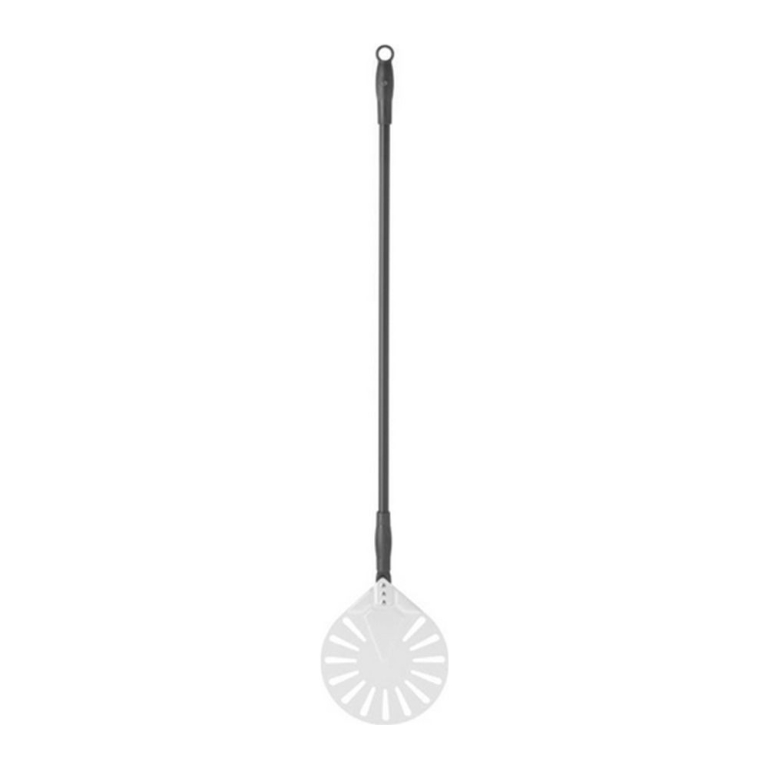 Hendi - Pizza scoop Round Perforated Stainless steel - Ø23x 120cm