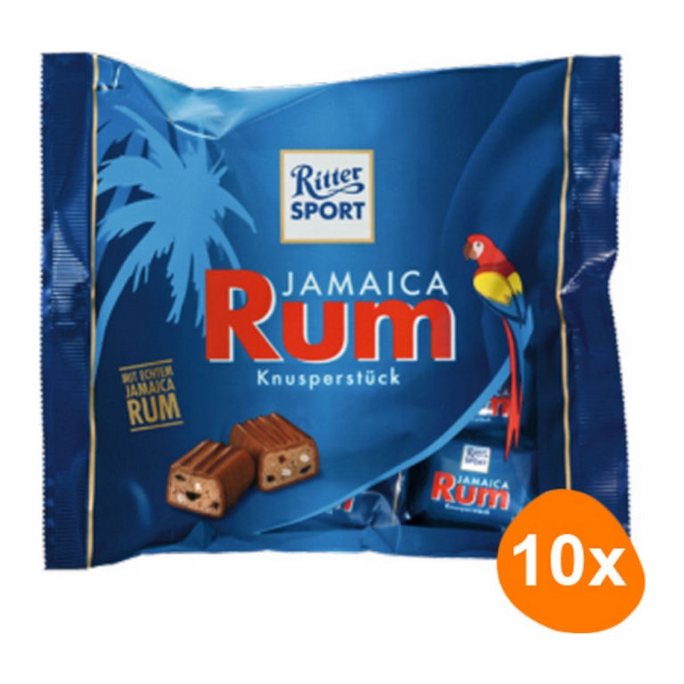 Ritter Sport - Jamaica Rum Crispy pieces - 10x 200g