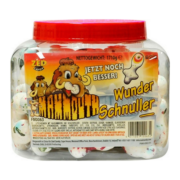 ZED Candy - Mammouth Miracle Pacifier - 60pcs