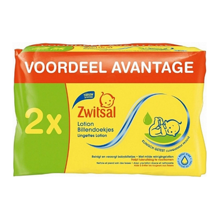 Zwitsal - Wipes Lotion - 2x 65pcs