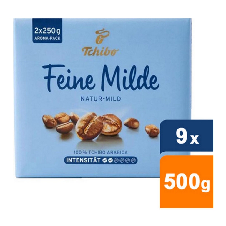 Tchibo - Feine Milde Ground Coffee - 9x 500g (2x 250g)