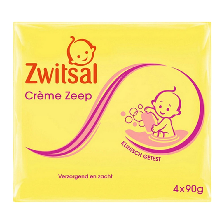 Zwitsal - Cream Soap - 4x 90g