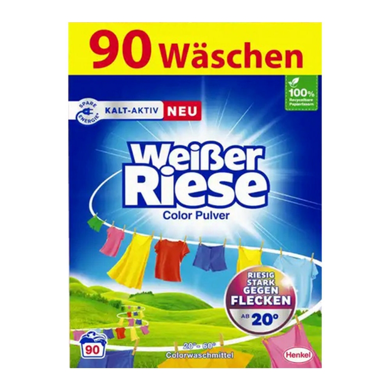 Weißer Riese - Detergent Powder Color (90 washes) - 4,5 kg