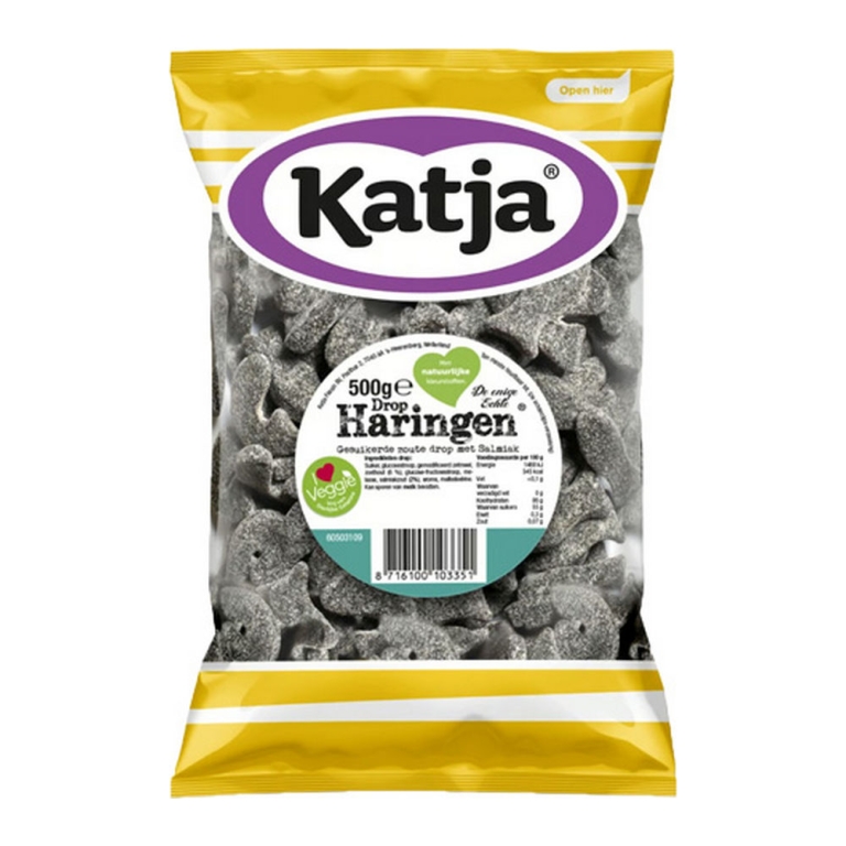 Katja - Liquorice Herring - 500g