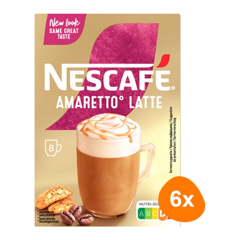 Nescafé - Gold Amaretto Latte - 6x 8 Sachets