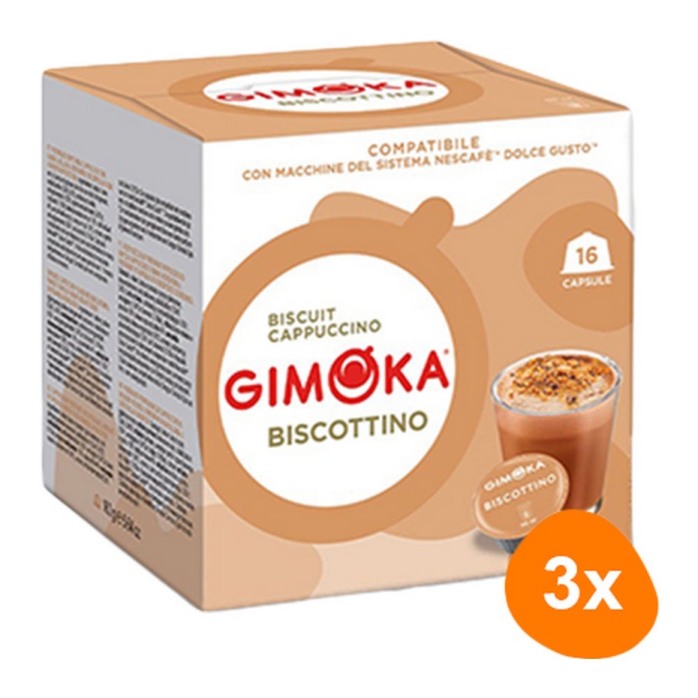 Gimoka - Biscottino - 3x 16 Pods