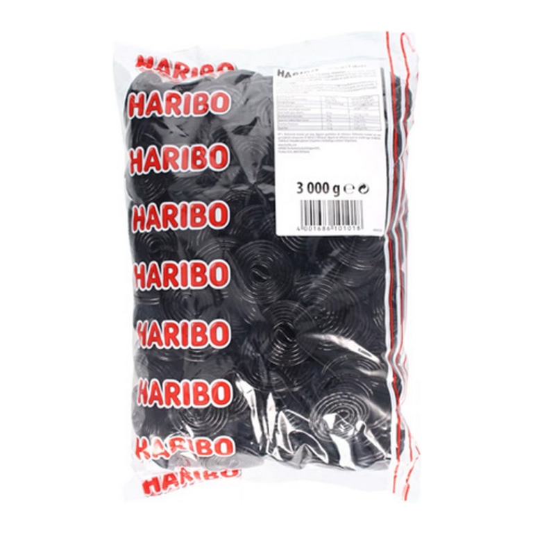 Haribo - Licorice wheels - 3kg