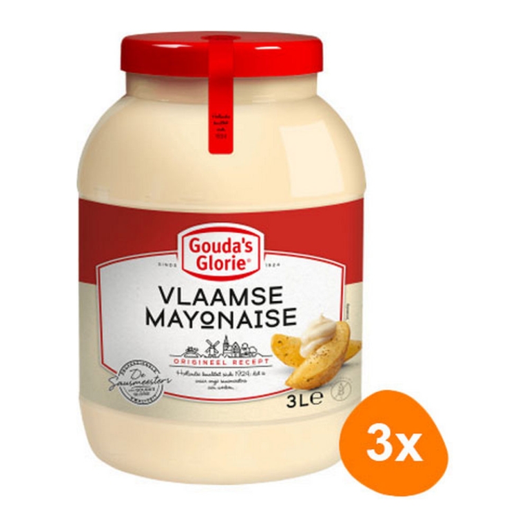 Gouda's Glorie - Flemish Mayonnaise - 3x 3 ltr
