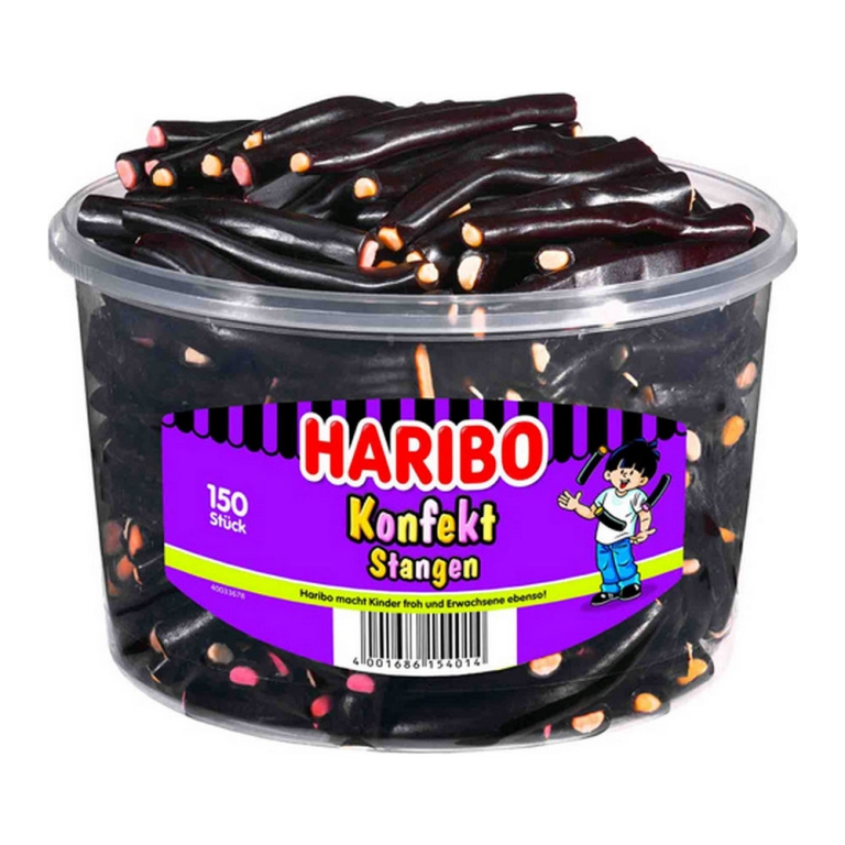 Haribo - Licorice Sticks (Konfekt Stangen) - 150 pcs