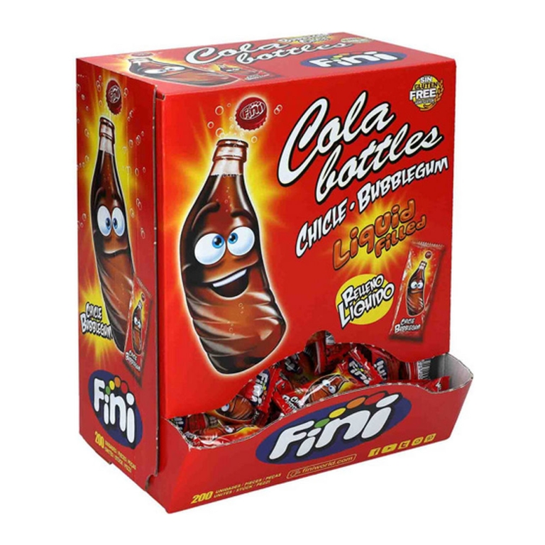 Fini - Cola Bottles Bubble Gum - 200 pcs