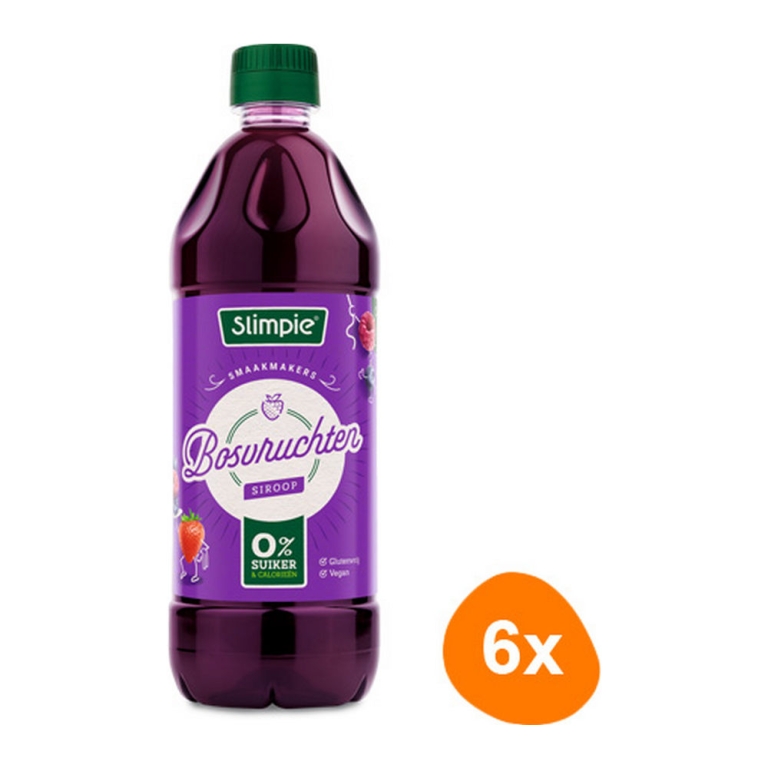 Slimpie - Forest Fruits Lemonade syrup - 6x 650ml