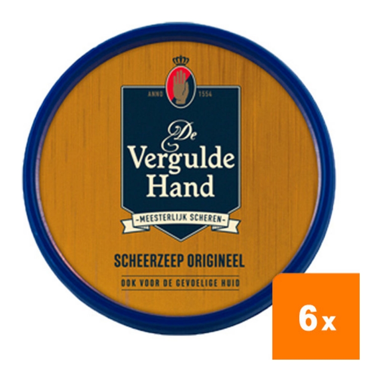 De Vergulde hand - Shaving Soap - 6x 75g
