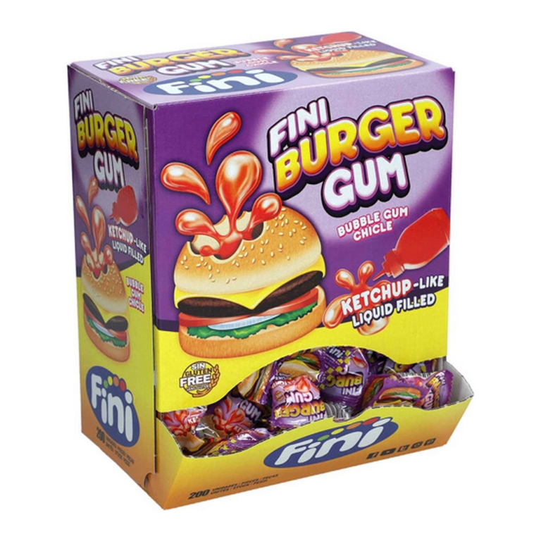 Fini - Burger Bubble Gum - 200 pcs