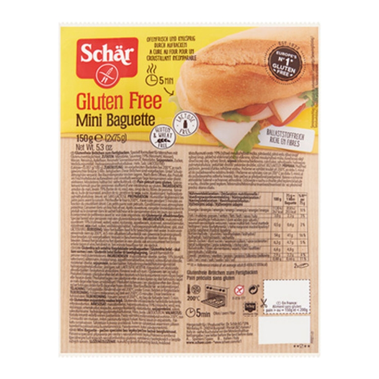 Schär - Gluten free Mini Baguette - 2 pieces