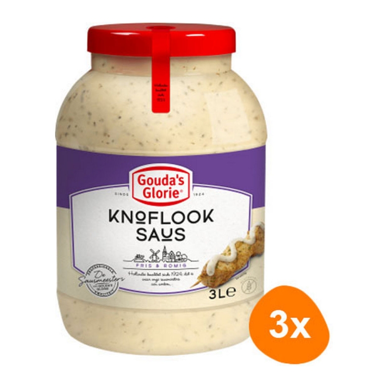 Gouda's Glorie - Garlic Sauce - 3x 3 ltr
