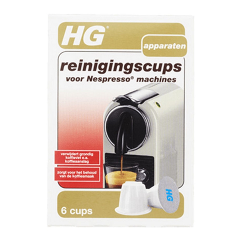 HG - Cleaning capsules for Nespresso® Coffee machines - 6 Capsules