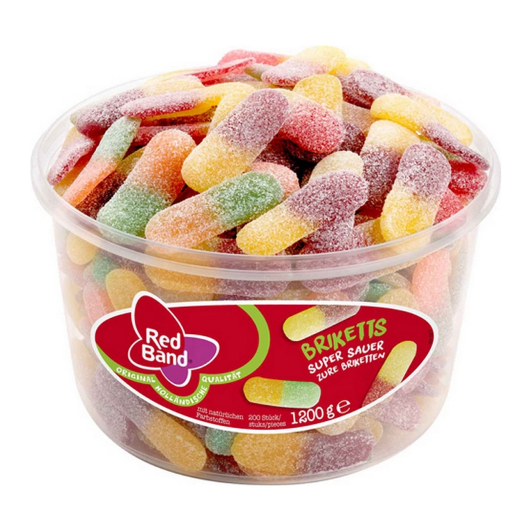 Red Band - Sour Briquettes - 200 pcs