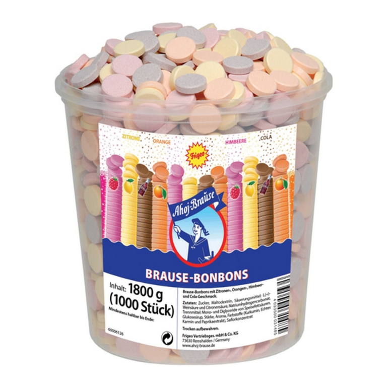 Ahoj Brause - Fizzy Candies - 1000 Pcs