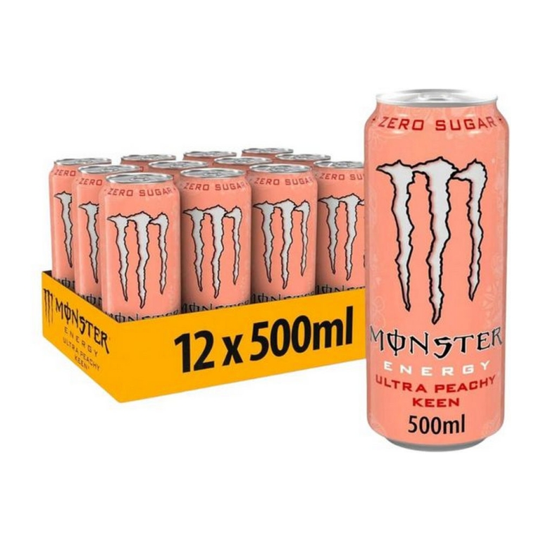 Monster - Ultra Peachy Keen Blik - 12x 0,5ltr