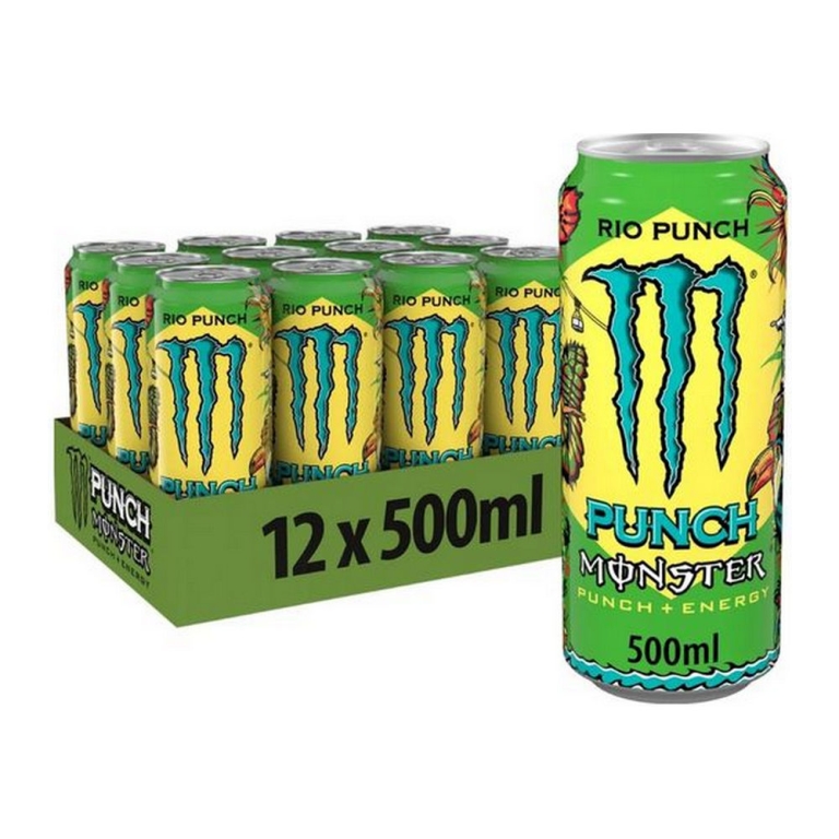 Monster - Juiced Rio Punch Blik - 12x 0,5ltr