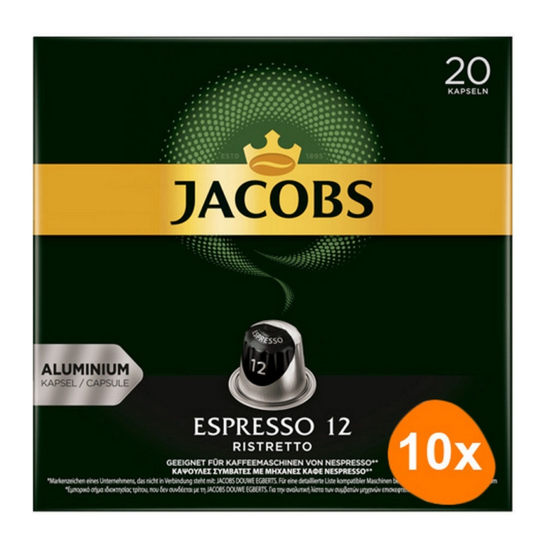 Jacobs - Espresso Ristretto - 10x 20 Capsules